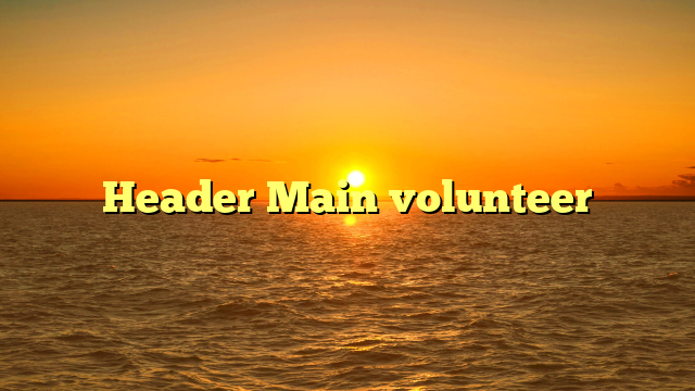 Header Main volunteer
